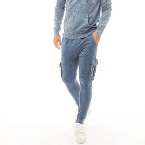 Venta al por mayor de los hombres de lavado ácido chándal de peso ligero más tamaño con capucha con OEM servicio personalizado para el invierno - Product Image 3