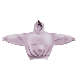 2025 New Arrival Custom Pocket Heavy <b>Thick</b> Cotton <b>Hoodie</b> with No Drawstring Crop Hoodies for <b>Men</b> and Women basics <b>Hoodie</b> - Product Image 1