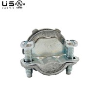 Abrazadera de conector de Cable RMEX fundido a presión de Zinc de 3/8 pulgadas, conectores de alta calidad, Protector de Cable de conducto metálico