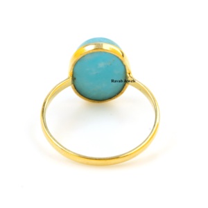 Bague en quartz Smithsonite naturel, prix d'usine, vermeil éternel, ovale 12x16mm, pour femme, mariage, décontractée/sportive, certifiée par une tierce partie - Product Image 3