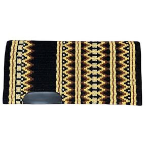 Tapis de selle équestre en feutre de conception classique Western Riding Multi-Color Wool Filled - Product Image 6