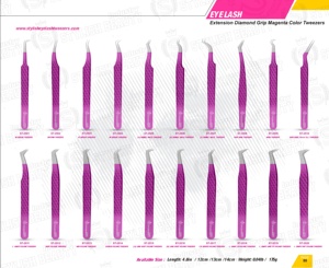 Premium Ergonomic Eyelash <b>Tweezers</b> OEM Custom Lash Tool Supplier Anti slip Stainless Steel Volume Isolation <b>Tweezers</b> Wholesale - Product Image 6