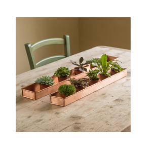 Plateau de service en cuivre avec poignées décoratives Décoration de plateau de service pour Offre Spéciale Produit plateau en cuivre - Product Image 2