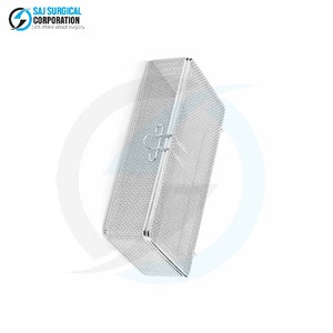 Cubierta de Malla Fina para Cesta, Acero Inoxidable Resistente, Solución de Almacenamiento Manual con Certificación CE para Instrumentos de Laboratorio Quirúrgico - Product Image 2