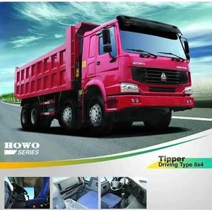 รถดัมพ์ SINO HOWO LHD 25 ลูกบาศก์เมตร 400 แรงม้า 8x4 พร้อมถังบรรทุกแบบถอดได้ 6 ตัวล็อค เกียร์อัตโนมัติ ดีเซล น้ำหนักรวม 30 ตัน 6x4 พร้อมกล้อง - ราคาส่งออกจากจีน - Product Image 4