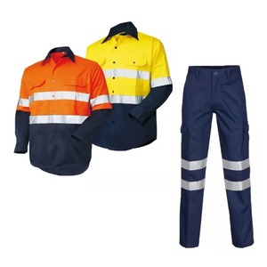 Meilleure qualité, vêtements de travail confortables, costume et pantalon, manteau de pluie, uniforme, nouveau design, logo personnalisable imperméable à l'eau pour l'industrie de la sécurité - Product Image 3