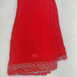 space silk diamond work fabric make to fancy saree <b>material</b> - Product Image 6