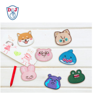 New Teddy Fleece với Thêu động vật biểu tượng tùy chỉnh thời trang hàng ngày thêu sắt trên thanh trên đính các bản vá lỗi - Product Image 6