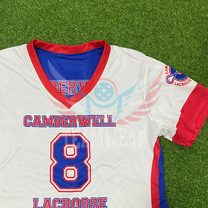 Maillots de lacrosse personnalisés pour hommes et unisexes, imprimés, en mesh, réversibles, vente en gros - Product Image 5