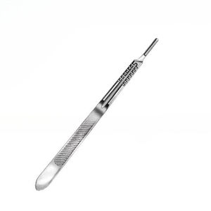 ด้ามจับมีดผ่าตัดทำจากสเตนเลสยาว21ซม. ด้ามจับโลโก้ออกแบบได้ตามต้องการ - Product Image 6