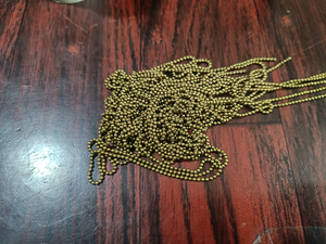 Fournisseurs en gros de machines à fabriquer des chaînes à billes, matériau de qualité supérieure, fabrication robuste, machine à chaînes en métal doré et argenté - Product Image 3