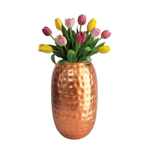 Finest Quality Metal Iron <b>Flower</b> Vase Hot Selling Gold <b>Flower</b> Vase Floral <b>Display</b> Container Home Hotel And Events Decoration - Product Image 2