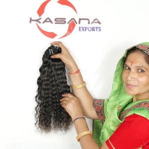 Traitement des tempes brutes Aucun Indien 100% Faisceau de cheveux Naturel Vente en gros Tissage Pas cher Machine Double Trame Extensions de cheveux humains - Product Image 5