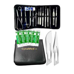 Juego de instrumentos quirúrgicos de acero inoxidable para cirugía menor, kit de instrumentos quirúrgicos reutilizables, 34 Uds. - Product Image 6