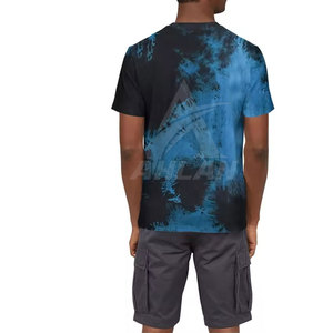 Camisetas Tie Dye Lisas para Hombre, Nueva Llegada, para Uso en Exteriores, MOQ Bajo, Camisetas Tie Dye para Hombre Más Vendidas - Product Image 2