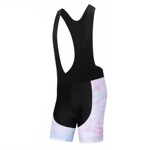 Pantalones Cortos de Ciclismo con Tirantes, Compresión, Multicolores, Personalizados, para Hombre, de Spandex y Poliéster, Acolchados - Product Image 1