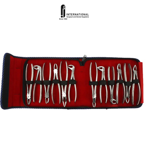 Kit de 10 Fórceps Dentales Manuales para Extracciones, de Acero Inoxidable de Alta Calidad, Reutilizables y Ligeros, Gran Venta - Product Image 1