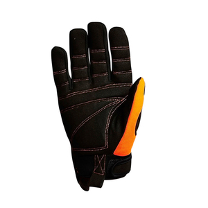 Guantes de cuero de seguridad de dedo completo Antivibración y antideslizante Resistente a impactos con guantes de trabajo acolchados de EVA - Product Image 3