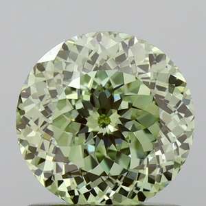 Forma redonda Corte portugués 2.74ct Fancy Vivid Green VS2 | Diamante cultivado en laboratorio Suelto - Product Image 2