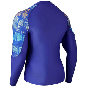 PUFFIN SPORTS Fabricant Dernière Conception Polyester/Nylon 240g Séchage Rapide Manches Complètes Rash Guard pour Hommes - Product Image 3