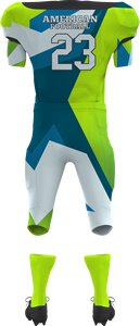 Conjuntos de uniformes de manga corta de ropa de fútbol americano hechos a medida de calidad superior para equipos Característica transpirable - Product Image 3