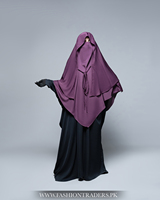 Vente en gros usine : Khimar en polyester à deux couches, Hijab Diamant, Vêtement Modeste, Couleurs Limitées, Taille Unique, Grande Taille, Respirant