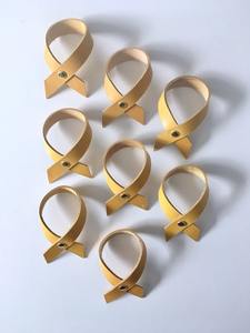 Servilletero de cuero amarillo, accesorio de Decoración de mesa elegante para comedor en casa, boda y fiesta, pieza decorativa elegante y vibrante - Product Image 6