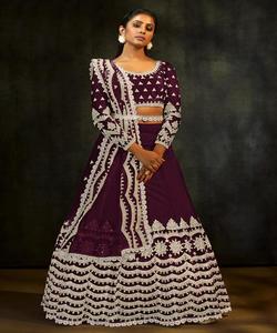 Lourd exclusif designer indien Lahenga Choli avec dupatta aprty porter prix de gros thnic vêtement surat fabrication lehenga choli - Product Image 2