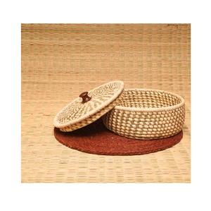 Cesta de hierba Sabai con artesanía rústica tejida a mano para almacenamiento ecológico y organización decorativa del hogar en estilo natural - Product Image 5