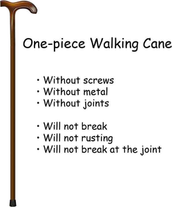 ไม้เท้าเดินไม้ที่เหมาะกับชายและหญิงไม้เท้าขนาด36นิ้วไม้เท้าหนึ่งชิ้นสำหรับผู้ชายและผู้หญิง - Product Image 2