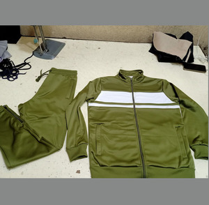 Ensemble de survêtement décontracté prêt-à-porter léger en molleton de coton 280 GSM, ensemble sweat à capuche et pantalon de jogging uni, été, pour les marchés américain et européen - Product Image 1