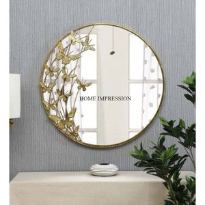 Miroir mural de luxe au design standard Trendy New Collection 2025 Miroir mural d'intérieur avec miroir de qualité supérieure - Product Image 2