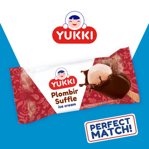 PLOMBIR Soufflé Glace à la Vanille enrobée de glaçage au cacao Eskimo 65g, Vente en gros du fabricant - Product Image 2