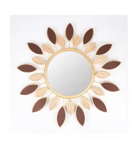 Vente chaude avec prix raisonnable miroirs muraux décor à la maison moderne miroir rond en métal de qualité supérieure fournitures en vrac - Product Image 5