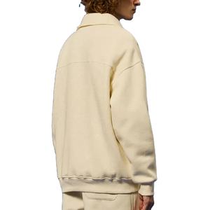 Nouveau sweat à capuche de sport à col zippé de luxe sweat à capuche zippé surdimensionné vierge avec logo personnalisé demi-fermeture éclair streetwear sweats à capuche en coton lourd - Product Image 4