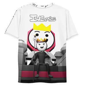 Camiseta Deportiva KING para Hombre, Diseño Stickman, 100% Algodón Jersey, Camiseta de Diseño Comprimida, Modelo con Número de Servicio, Camisetas Estampadas - Product Image 2