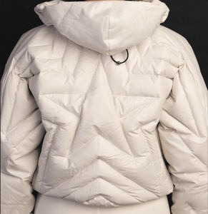 Blouson d'hiver épais et chaud en duvet de nylon pour hommes avec logo personnalisé OEM - Product Image 4