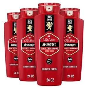 Gel douche rafraîchissant aux herbes Old Spice pour hommes, protection 3X, fraîcheur 24/7, parfum longue durée, collection rouge Swagger - Product Image 6