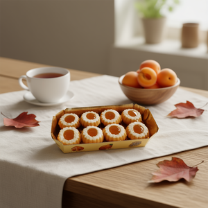 Fimardolci Biscotti Rotondi al Gusto Albicocca con Fori, Semi-Morbidi e Fruttati, Confezione da 200g X 6 Pezzi - Product Image 3