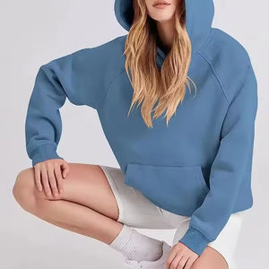 High Quality Custom Blank Oversized Dropped Shoulder Hoodie Thick Ribbed Trims Soft <b>Combed</b> Cotton Fleece Hoodie - Product Image 5