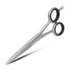 Tijeras de corte de pelo de borde de afeitar de alta calidad Extra afiladas 6,5 ''tijera de salón de peluquería de acero inoxidable alemán con Funda de cuero Pu - Product Image 2