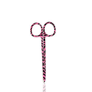 Juego de 3 Tijeras Hemostáticas de Acero Inoxidable con Diseño de Cebra Rosa, para Remover Suturas y Vendajes Lister - Product Image 4