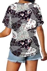 Camisetas de estilo ajustado para mujer personalizadas OEM 100% algodón estampado patrón para verano ropa de calle camisetas de verano pesadas para mujer - Product Image 4