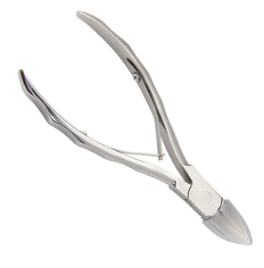 Coupe-cuticules professionnel de haute qualité en acier inoxydable, lames courbées et affûtées, ouverture large pour ongles épais - Product Image 6