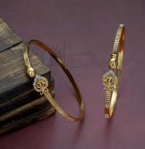 Bracelet en laiton doré Bracelet en laiton tendance Bijoux de mode Bracelets de haute qualité pour dames Bracelets de bijoux à la main Prix d'usine - Product Image 2