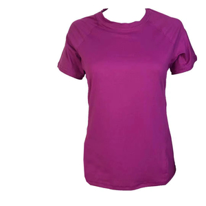 Haut de sport d'été pour femme, compression, séchage rapide, élastique, débardeur de sport, vêtement de jogging, col roulé, protection anti-éruptions cutanées pour le fitness - Product Image 1