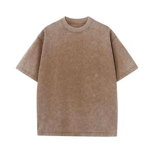 Camiseta de Manga Corta Unisex Casual de Verano, 100% Algodón, Tejido con Acabado Ácido, Transpirable y Ecológica, Personalizable OEM - Product Image 2