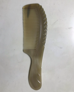 หวีซี่กว้างรูปเขาควายสำหรับผมไม่พันกันและนวดทำมือในเวียดนาม - Product Image 3