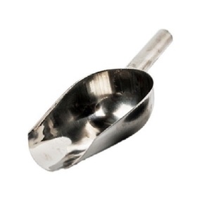 Hecho EN LA India Pala de hielo de acero inoxidable Cuchara Utilidad resistente Cucharas de metal multiusos Acabado en plata - Product Image 4