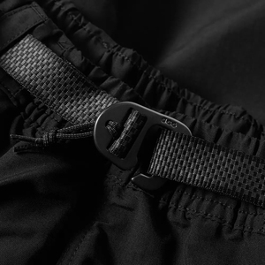 OEM Custom Lightweight Woolen 100% Polyester Embroidered Pattern Eco-Friendly Men's Mid Waist Elastic Waist <b>Hip</b> Hop Shorts - Product Image 4